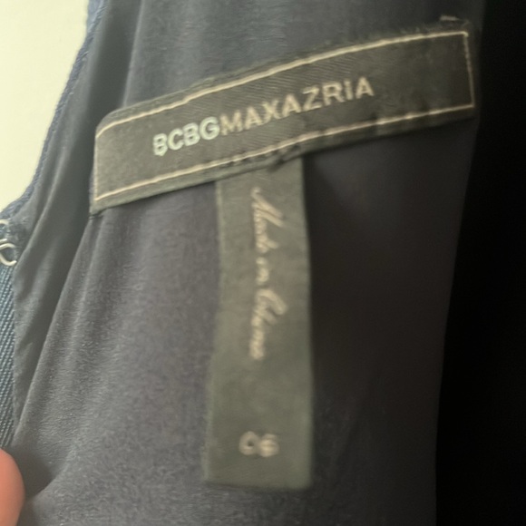 Evening dress Max Mara size 6 navy - Picture 6 of 7